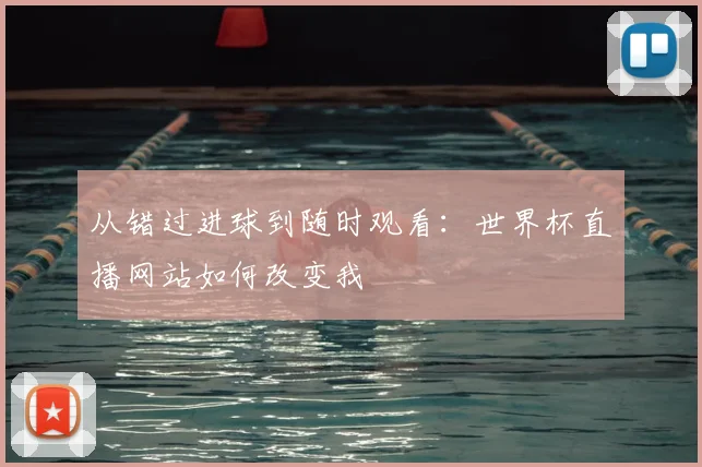 从错过进球到随时观看：世界杯直播网站如何改变我