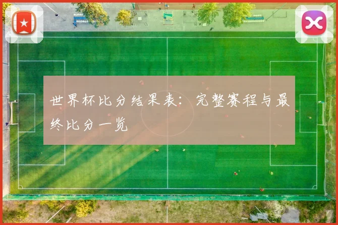 世界杯比分结果表：完整赛程与最终比分一览