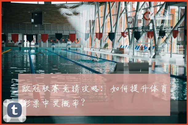 欧冠联赛竞猜攻略：如何提升体育彩票中奖概率？